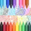 Pens Kaco Pure Series 20pcs Gel coloré stylo avec 0,5 mm Readful Kawaii Gel stylos pour les étudiants en train d'écrire des stylos de papeterie