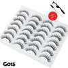 False Eyelashes 14Pairs Natural Thick Soft Fake 3D Faux Mink Lash Volume Long Fluffy Wispy Dramatic Eyelash Extension Wholesale Makeup 230627