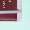 Outros materiais escolares para escritório 10 peças PU sublimação porta-passaporte capa em branco carteira de viagem para cartões de crédito cartões de embarque 230627