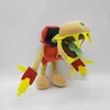 Animaux en peluche en peluche Boxy Boo Toy Hamburger Jeu de dessin animé Poupées périphériques Robot rouge Poupées en peluche remplies Collection de cadeaux de vacances Poupées J230628