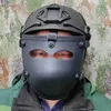 전술 헬멧 레벨 3 방탄 마스크 하프 페이스 전술 헬멧 총알 회피 보호 및 가시 증거 Aramid Face ScreenHKD230628