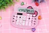 Kalkylatorer Luxury Gold Office Electronic Calculator Solar Cell Dual Electric Calculator Desktop Computer Crystal Diamond Calculator Girl