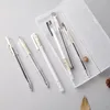 Pens M G 10/20pcs Ultra Simple Gel Pen Conjunto 0,35 0,38 0,5mm de canetas de gel de tinta preta para material escolar de escritório Gelpen estacionário