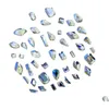 Perline Gemsclear Crystal Ab Riempitivi Per Vasi Scatter Da Tavolo Per Feste - 6-11 Mm Rocce Di Ghiaccio Acrilico Sciolto Goccia Consegna Casa Giardino A Dh8Uc