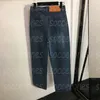 Il denim delle donne ricamate ansima le lettere Jeans Fashion Sports Casual Jeans affascinanti