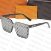 Designer de mode Lettre Femmes Lunettes De Soleil Été Plage Adumbral Lunettes Noir Blanc Belles Lunettes De Soleil Pour Hommes Fleur Lentille