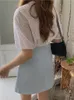 スカートhouzhou韓国スタイルの青いスカート女性