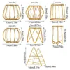 花瓶の装飾ホームデコレーションノルディックスタイル鉄幾何学的パターンテラリウムメタルホルダーガラスプランター水耕瓶