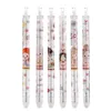 Długie 36 szt./Partia Kawaii Princess Animal Erassable Gel Pen Zestaw Środa 0,5 mm neutralny pis