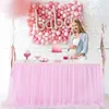 Bord kjol 183x77cm kjolar födelsedag tyll kjol bröllop fest tutu baby shower hem dekor 230628