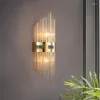 Wall Lamps YEBMLP Modern Gem Luxury Lamp Indoor Decoration Golden Sconce LED Crystal Light Living Room Bedroom Aisle Stair Lights