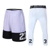 Outdoor Shorts Men Basketball Set Zestawy mundurów dużych rozmiarów Sports Fitness Krótkie spodnie dla męskich rajstopów piłkarskich 230627