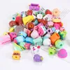 Action Toy Figures 50pcs Mix Mini Furniture Food Fruit Dolls Pretend Play Shopkines Saison 1 2 3 4 5 6 7 Action Figures Toy Kids Girls Gif 230627