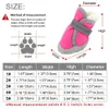 Buty 4PC/zestaw wodoodporne zimowe buty dla psa pensa grube ciepłe antylowe deszcz buty śnieg