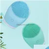 Reinigingsgereedschap Accessoires Elektrische gezichtsreinigingsborstel Waterdicht Deep Pore Sonic Vibration Facial Clean Sile Cleanser Mas Skin Dhzdw