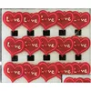 Party Favor Led Light Up Flashing Heart Pins Brooch Glowing Rubber Badge For Valentines Day Christmas Birthday Gifts Event C Dhyvz