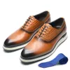 Kleidschuhe Klassische Herren Flache Oxford Echtes Kuhleder Schnürschuhe Plain Toe Prints Mode Lässige Schuhe 230628