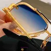 Een Dita Mach Six Top Originele hoge kwaliteit Designer Zonnebril voor mannen beroemde modieuze Klassieke retro luxe merk lenzenvloeistof Fashion design vrouwen uv400 HD glas CMWF