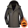 Chaquetas de caza, chaqueta de senderismo para mujer y hombre, abrigo grueso de invierno con capucha, impermeable, para esquí, nieve, abrigo, rompevientos, Camping