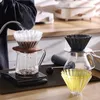 Kaffefilter harts Handgjorda origamiss Filter Cup Handgjorda kaffefilter Cup V60Funnel Drip Cake Cup Flower Shape Manual Brewing Accessories 230627