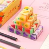 Eraser Random One Sand Fragrance Cartoon Eraser Kids Mignon Crayon Eraser École Étudiant Peinture Eraser Examen Eraser Supplies Office Rubber