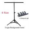 Tripods PO STUDIO PRZETRYWNE KAPADE TAKU TALKI TRACKDROP POGRAGA SYSTEM SYSTEM SYSTEM STRATOD Z 4 CLAMPSTRIPODS