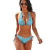 Women's Swimwear Wave Hehetmon Ateez Sexy Bikinis Women Swimsuit Bandage Push Up Bikini Set Hongjoong Seonghwa Yunho Yeosang San M