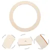 Decorative Flowers Wreath Frame Bedroom Wall Decor Round Form Tool Making Frames Support Circle Backdrop Stand Wood Made