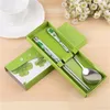 Dinnerware Sets Chopsticks And Spoon Set With Non-Slip Design Long Handle Metal For Daily Life Durable Minimalist Style DIN889