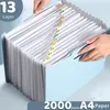 Folder Breiding File Folder A4 Organisator Grote capaciteit Portable Business File Office Supplies Documenthouder Standing Accoriums Bag