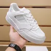 Mens Womens Ct-07 Cow Leather Low Cut Lace Up Casual Shoes Sports Shoes White Black Gray Blue Fabric Lining Circular Designer Sneakers 38-44