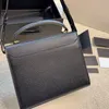 crossbody Briefcase women Bag Messenger shoulder Bags Top Quality plain Handbags Purses five Colors Golden Hardware Free Shipping 25cm