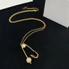 Fashion Banshee Gold Necklace Armband sätter sfärisk diamantbockad stift pappersklipphänge mässing damer designer smycken födelsedagsjubileumsgåvor xms22k03