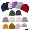 Party Favor Hiver Peint À La Main Graffiti Fil De Laine Chapeau Coloré Point Rond Bonnet À Tricoter Hivers Garder Au Chaud Chapeaux Tricotés T9I002141 Dro Dhowi