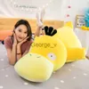 Stuffed Plush Animals Giant Yellow Duck Plush Toys Stuffed Animals Soft Simulated Pillow Pressure Relief Dolls Kids Xmas Birthday Gifts Room Decor J230628