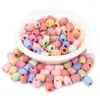 Beads 100pcs/lot Mixed Positioning Tube Acrylic Charm Loose Spacer For Jewelry Making DIY Needlework Bracelet Accessories