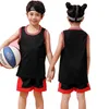 T-shirts Étudiant Football Uniforme Survêtement Enfant Maillots De Sport Enfants Garçons Fille Équipe De Basket-Ball Maillot Costume Football Vêtements Uniforme 2 Pcs x0628