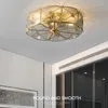 Plafoniere Lampadari Moderno Semplice Elegante Vetro temperato Lampada montata su superficie grigio scuro Camera da letto Studio Soggiorno interno