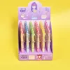 Pens 36 pcs/lot Fairytale Town Girl Press Gel Pen Cute 0.5 mm black ink Signature Pen School Office writing Supplies Promotional Gift