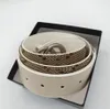 Moda Unisex Uomo Cintura di lusso Cintura di tela in vera pelle Cinture da uomo Designer Fibbia liscia in oro Fibbia da uomo Donna Per donna Jeans alla moda senza scatola