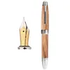 PENS MAJOHN M1000 OLIVE WOOD Handgemaakte Fountain Pen No.35 Bock Nib Rivet Pearl Top Office School Sprogramma's briefpapier schrijven Pen