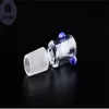 Glass Smoking Pipes Manufacture Hand-blown hookah Bongs Purple embellished glass cigarette accessories stopper