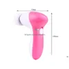 Andra hudvårdsverktyg 5 i 1 Electric Matic Facial Cleanser Wash Face Cleaning Hine Pore Cleaner Body Cleansing Mas Brush XB1 Drop D DHXD7