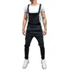 Men's Jeans Fashion Men Pants Ripped Overalls Jumpsuits Hi Street Distressed Denim Bib For Man Suspender Size SXXXL 230628