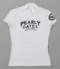 Autres articles de sport PEARLY GATES GOLF T-shirt à manches courtes pour femmes Été Col rond Impression Mince Haut Slim Golf Sports Maillot à séchage rapide 230627