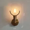 Vägglampor enkla glasbelysningar sconce nordisk sovrum lampdekor inomhus hembelysning för vardagsrum loft säng sida spegel fixtur