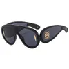 Großhandel mit Sonnenbrillen Neue Luo Yijia Fashion One Piece Großer Rahmen Windschutzscheiben Personalisierte Sonnenbrillen für Männer und Frauen