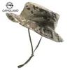 CAMOLAND Outdoor Camouflage Boonie Hüte Männer Eimer Kappe Militär Armee Panama Fischer Kappe Im Freien Sonne Kappe Hut Für Frauen Männer