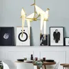 Chandeliers Nordic Bird Cage Chandelier Living Room Bedroom Origami Light Kitchen Hanging Lamp Dining Paper Fixtures