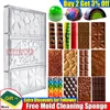 Baking Moulds Polycarbonate Chocolate Molds for Candy Bar Acrylic Mold Professional Baking Pastry Confectionery Utensils Cake Bonbons Moulds 230627